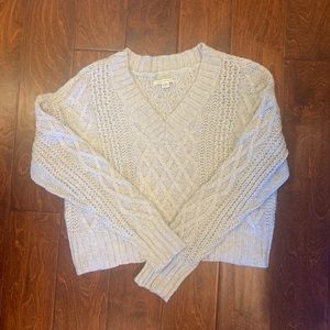 Crop sweater